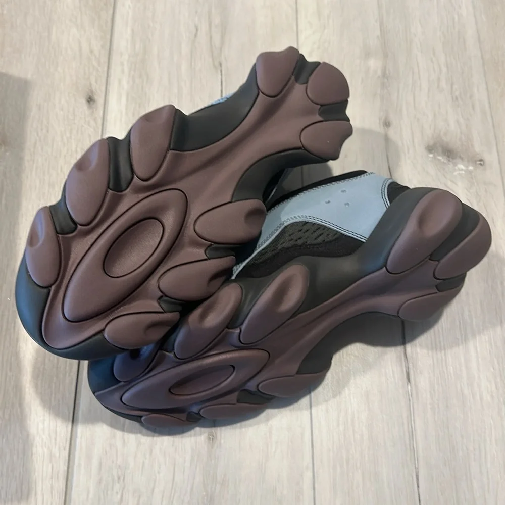 Oakley‎ Factory Team Ostrich Flesh Sandal Stone Blue/Black 10 New in Box